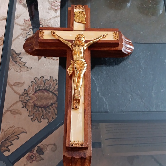 PRIEST'S LAST RITES CROSS - Picture 1 of 5